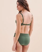 Haut de bikini bralette à surplis Vera