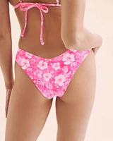 Bas de bikini échancré en V Island Blush