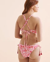 Haut de bikini plongeant bonnet D bohème