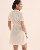 Robe portefeuille en crochet