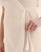 Robe portefeuille en crochet