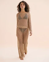 Haut manches longues en crochet