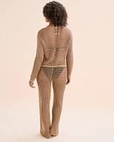 Haut manches longues en crochet