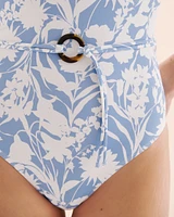 Lola Anna Belted One-Piece Swimsuit