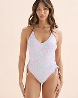 Maillot de bain une-pièce côtelé Maui