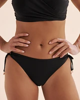 Bas de bikini brésilien taille basse en maille
