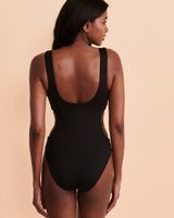 LUSTER Ribbed One-piece Swimsuit