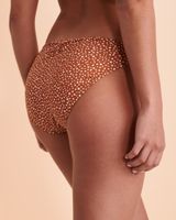 NOCTURNAL DOTS Ruched Bikini Bottom