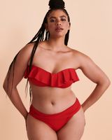 KORE Ruffle Bandeau Bikini Top