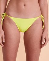 CAUTION YELLOW Side Tie Bikini Bottom