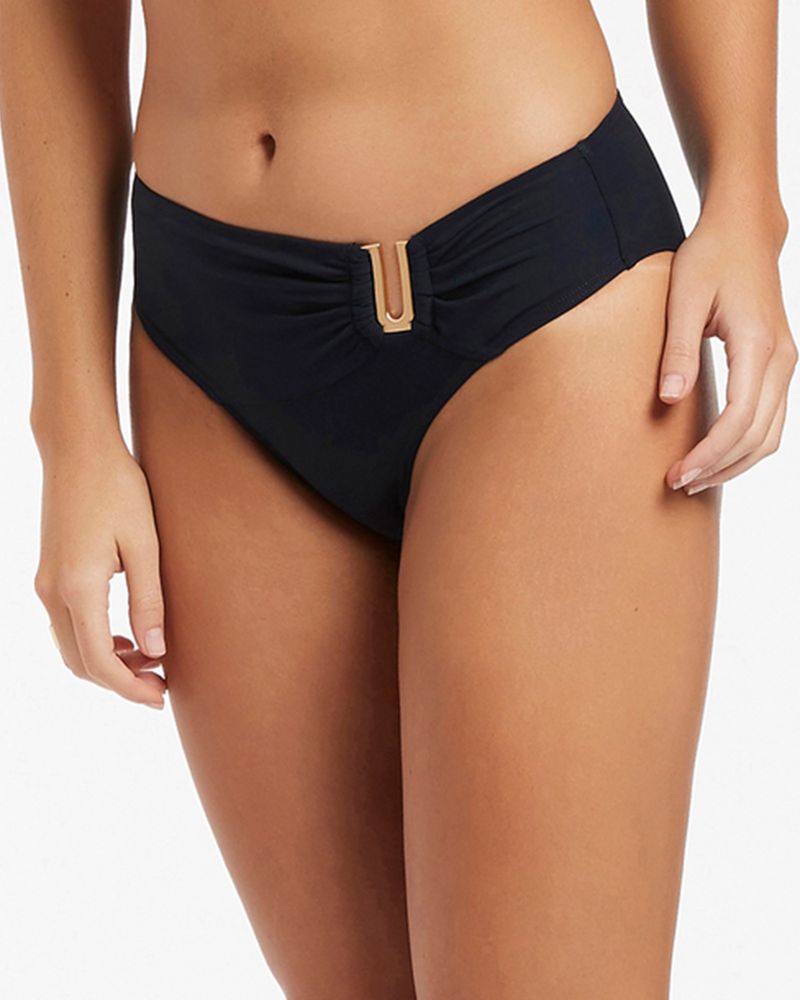 JETSET Mid Waist Bikini Bottom