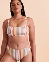 Haut de bikini bralette IRREGULAR STRIPE