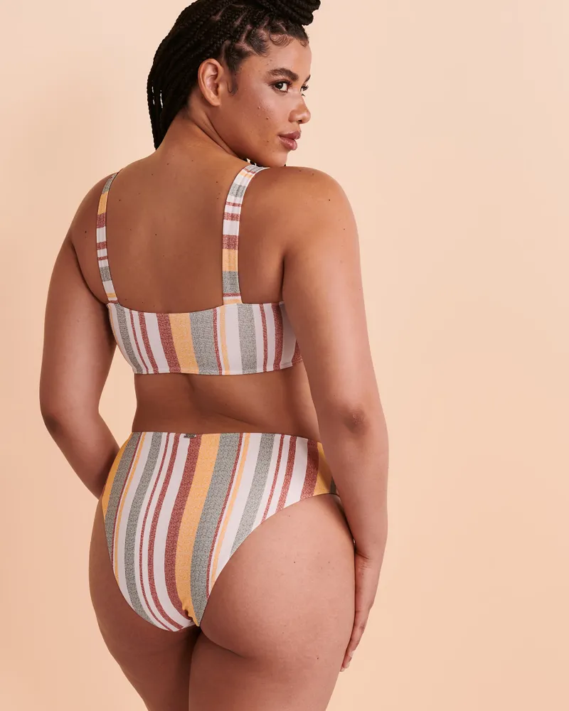 Haut de bikini bralette IRREGULAR STRIPE