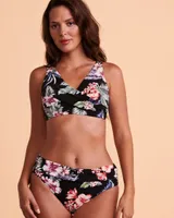 Haut de bikini bralette devant croisé TROPICAL PUNCH