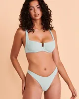 Haut de bikini plongeant Camellia POINTELLE