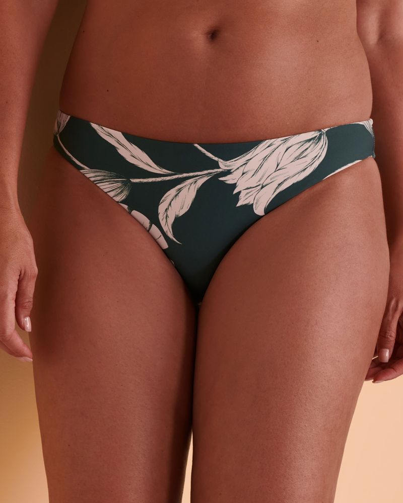 Hibiscus Wave - Hipster Bikini Bottoms for Women