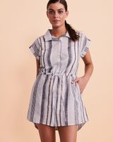 Short Sleeve Button-down Dress