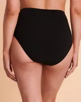 SOLID Foldable Waistband Bikini Bottom