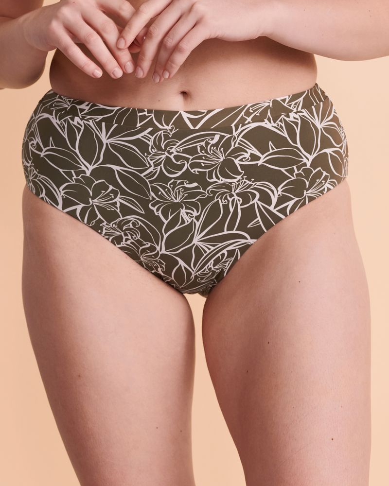 EVERGREEN High Waist Bikini Bottom