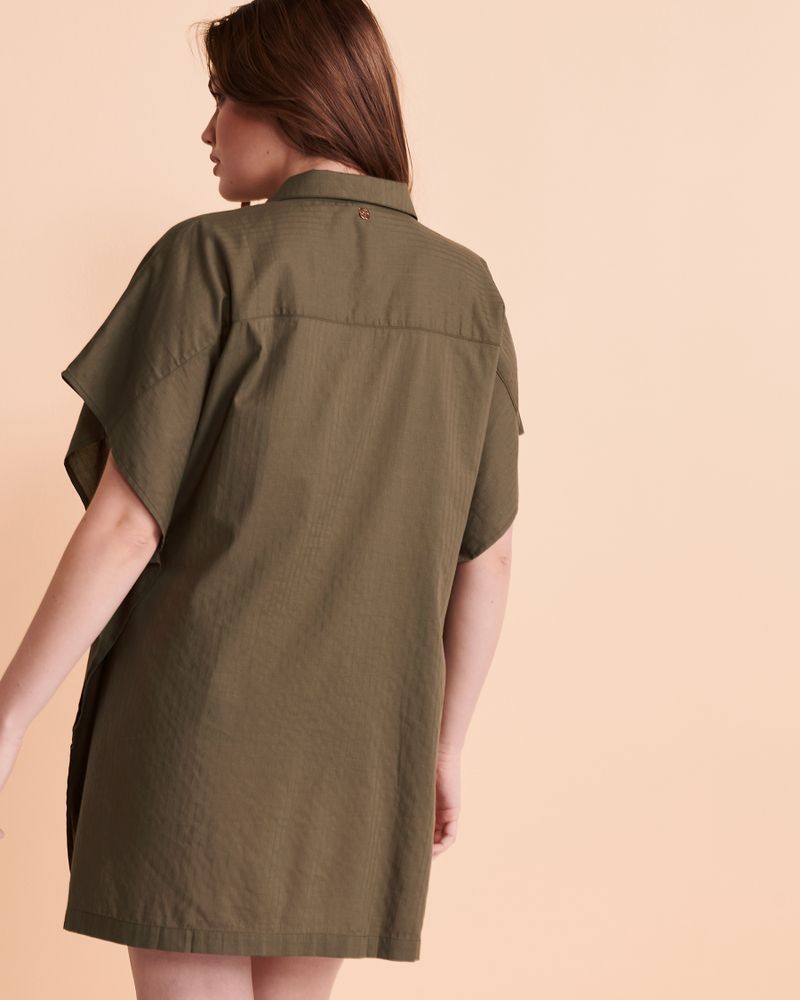 Button-down Poncho