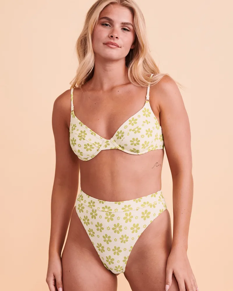 Bas de bikini taille haute Maya DAISY CHAIN