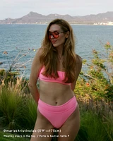Candy Ribbed Bralette Bikini Top