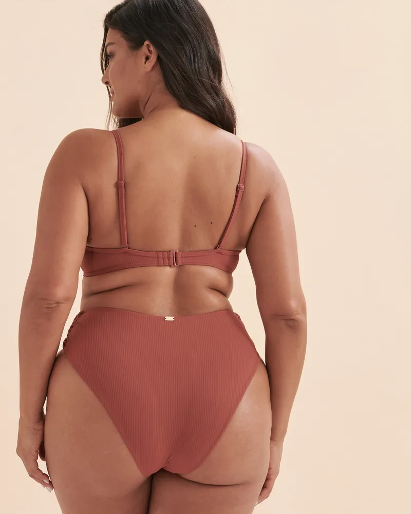 Textured Push-up Bikini Top
