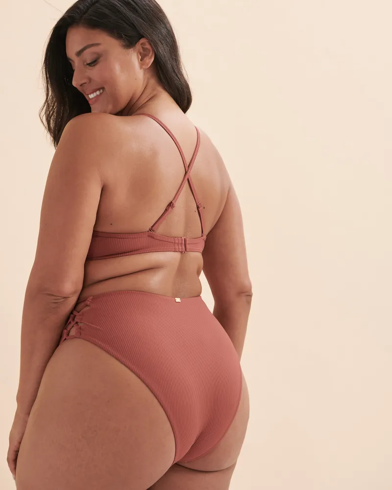 Textured Push-up Bikini Top