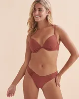 Textured Push-up Bikini Top