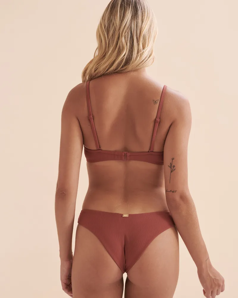 Textured Push-up Bikini Top