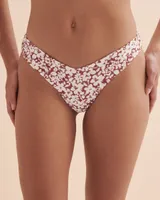 Bas de bikini tanga Textured