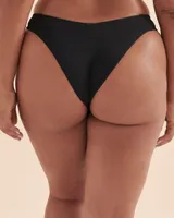 Solid Thong Bikini Bottom