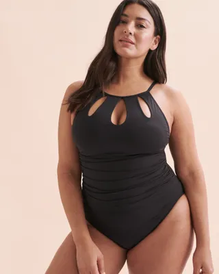 Get The Look High Neck One-piece Swimsuit