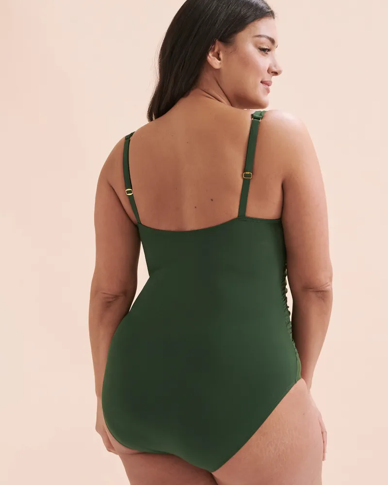 Ring Master Draped One-piece Swimsuit