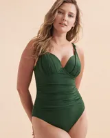 Ring Master Draped One-piece Swimsuit