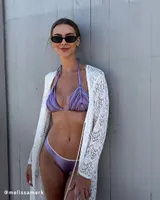 VIOLET SUNSET Isla Triangle Bikini Top