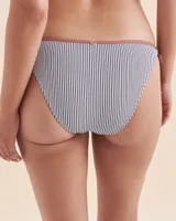 Nautical Stripes Side Tie Bikini Bottom