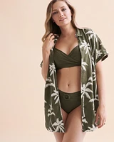 Chemise longue à manches courtes