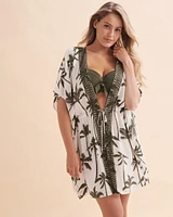 Caftan à détails en crochet