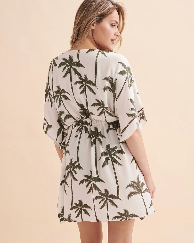 Caftan à détails en crochet