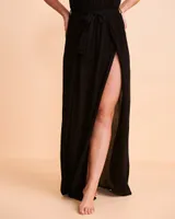 Robe maxi drapée