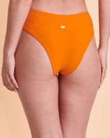 Solid High Waist Bikini Bottom