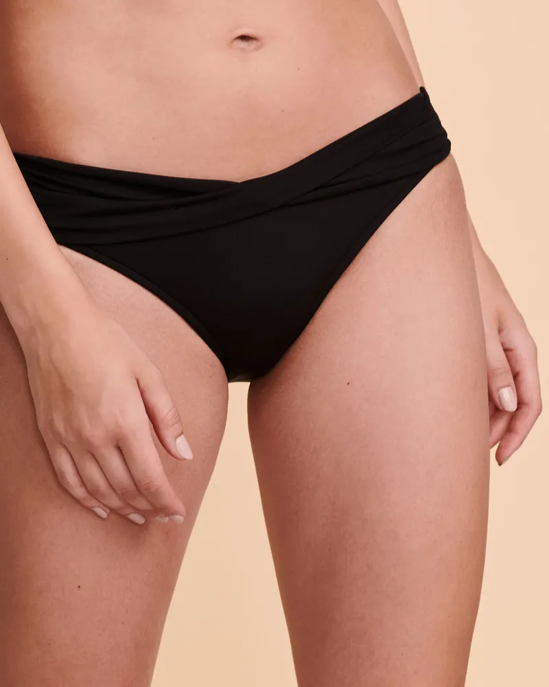 Bas de bikini hipster bande torsadée