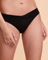 Bas de bikini hipster bande torsadée
