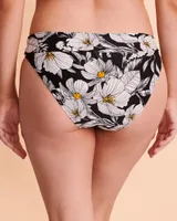 Bas de bikini bande taille pliée FLORAL