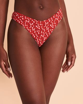 FLOWERING Thong Bikini Bottom