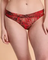 Bas de bikini bande taille torsadée