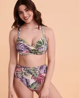 Bas de bikini taille haute plissée IT'S A BREEZE