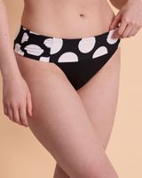 LET'S GET DOTTY Folded Waistband Bikini Bottom