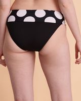 LET'S GET DOTTY Folded Waistband Bikini Bottom